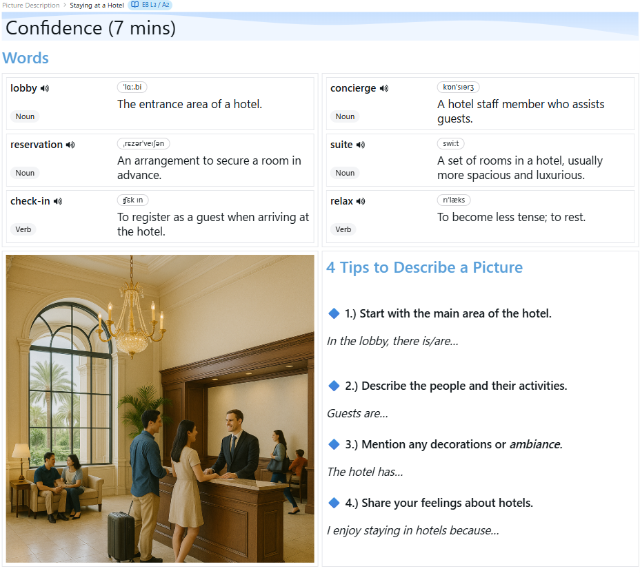 Picture Description教材